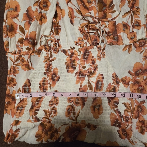 Intimately By Free People Maxi Floral Dress Size XS Tiered Flowy - Picture 9 of 9